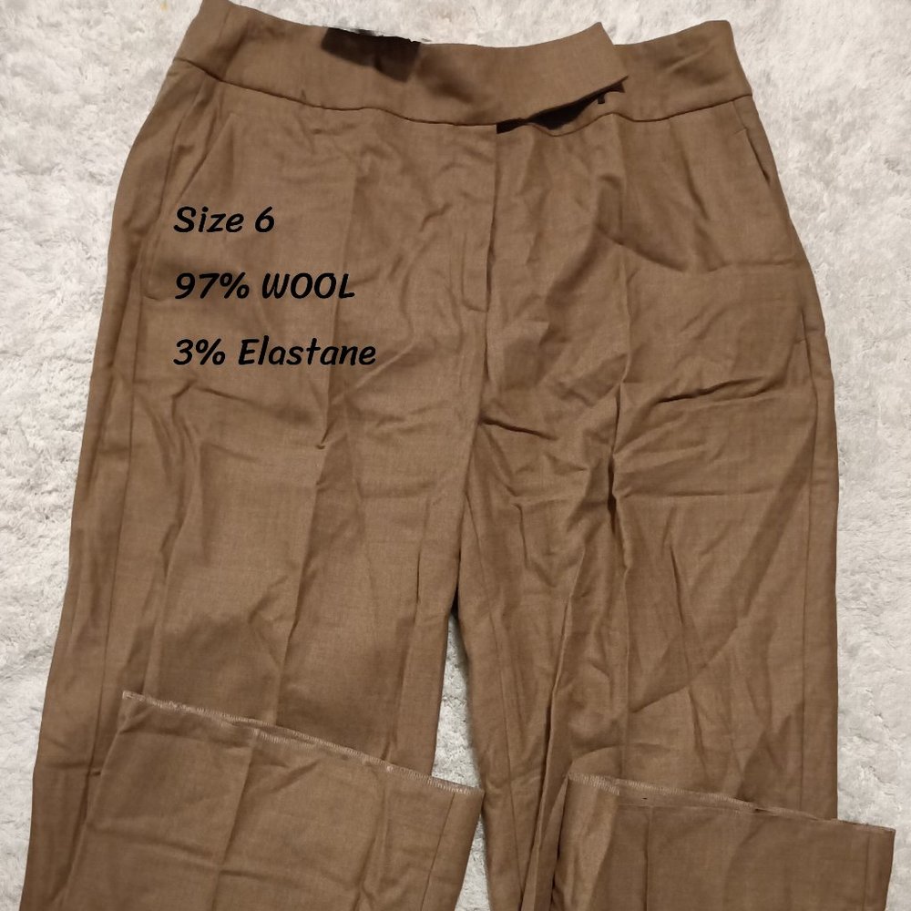 Faconnable Wool Khaki Pants